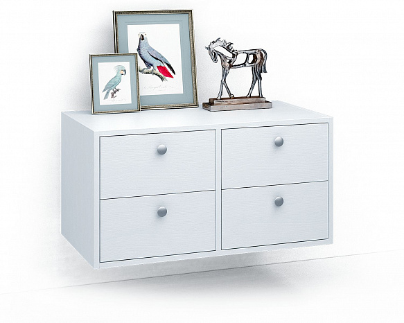 Подвесная тумба Прайм-21-1 - белый