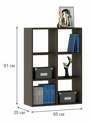 Стеллаж Уно-92 - венге