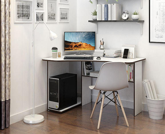 Стол угловой Триан-1 - белый