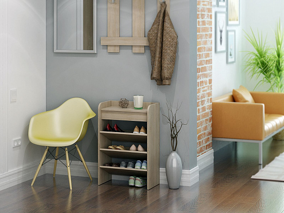 Обувница Норта-4 - дуб сонома