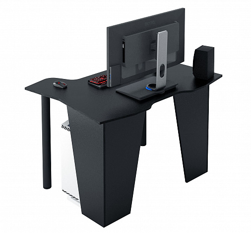 Стол игровой Страйкер-2 - черный / черный