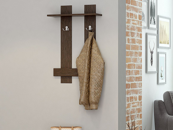 Вешалка в прихожую Уно-64 - венге
