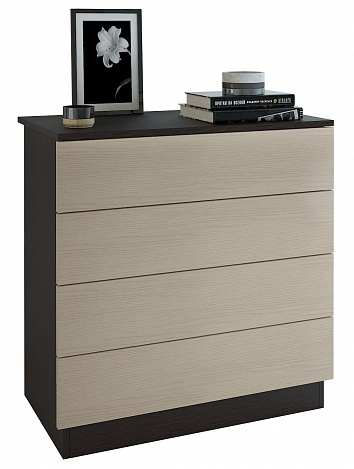 Комод Уно-27 - венге / дуб молочный