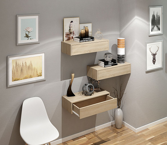 Тумба подвесная Уно-47 - дуб сонома