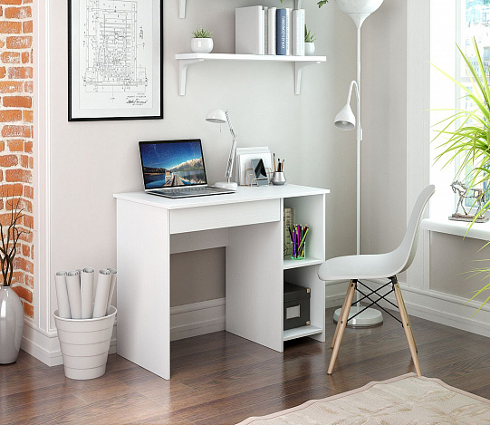 Стол письменный Уно-106 - белый