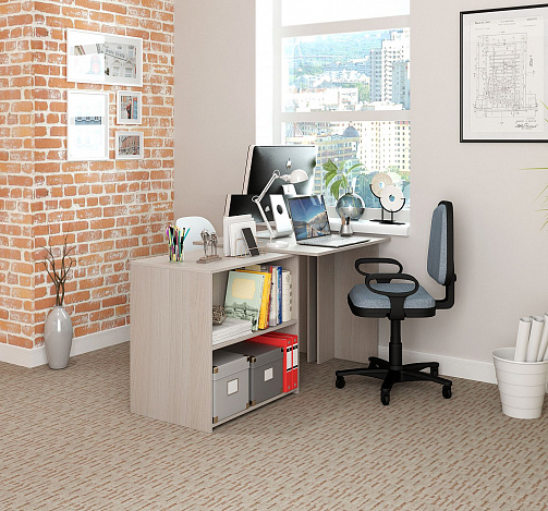 Стол письменный Витто-38 - ясень шимо светлый