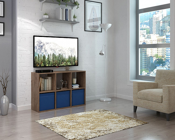 Стеллаж Файн-105 - дуб крафт табак