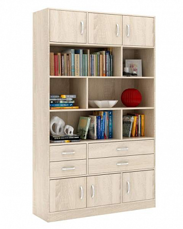 Стеллаж в комплекте Либерти-62 - дуб сонома