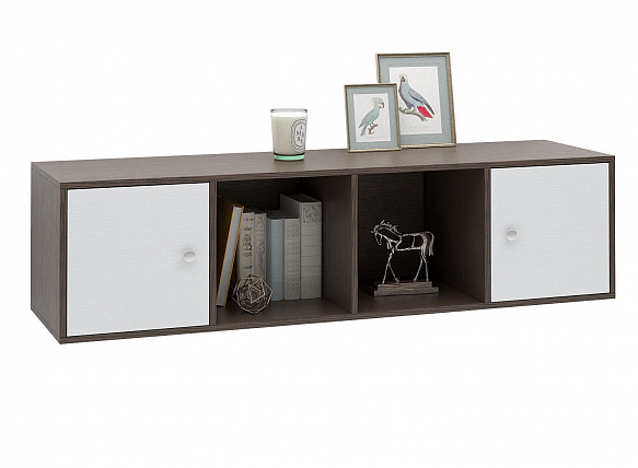 Полка Прайм-41-1 - венге / белый