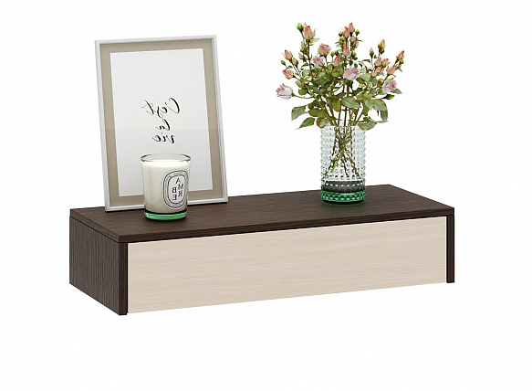 Тумба подвесная Уно-47 - венге / дуб молочный