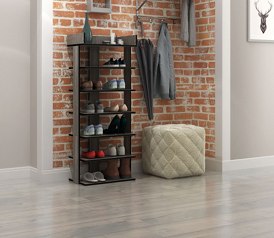 Обувница Норта-1 - железный камень / черный