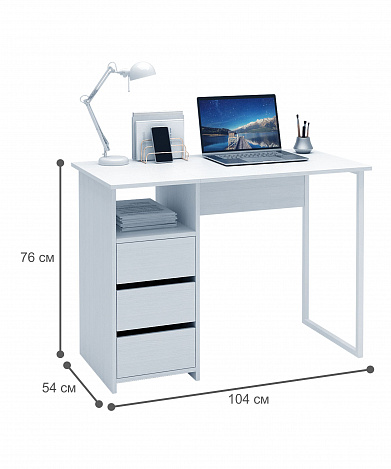Стол письменный Витто-35 - белый