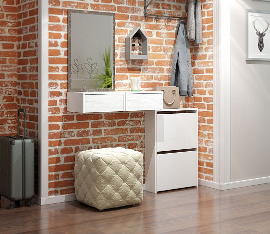 Тумба подвесная Уно-48 - белый