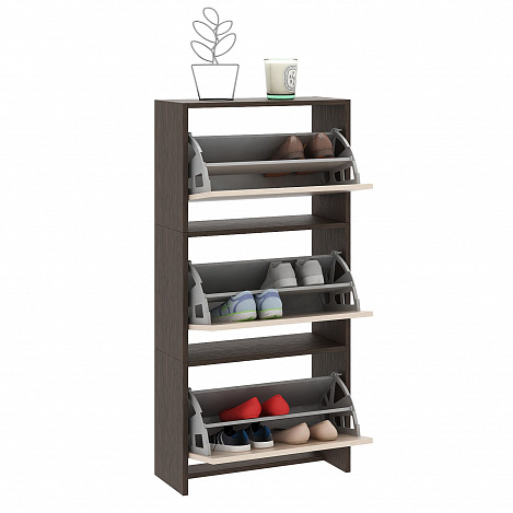 Обувница Витто-23 - венге / дуб молочный