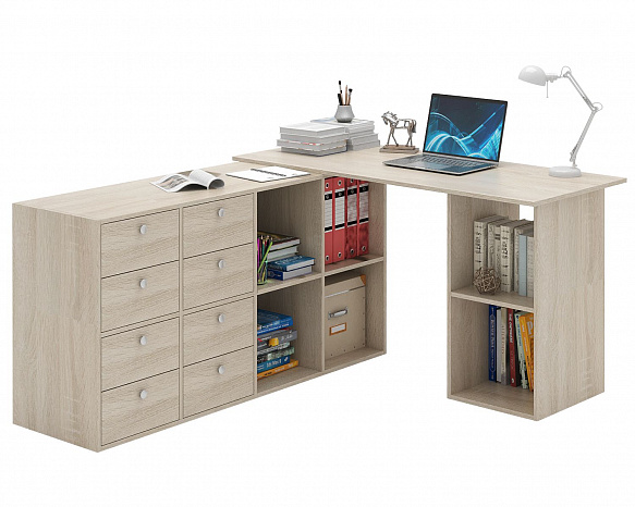 Угловой стол Прайм-81 - дуб сонома