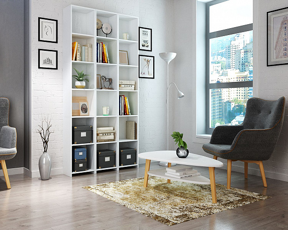 Стеллаж Файн-111 - белый