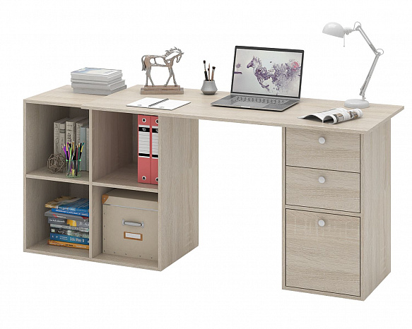 Угловой стол Прайм-80 - дуб сонома