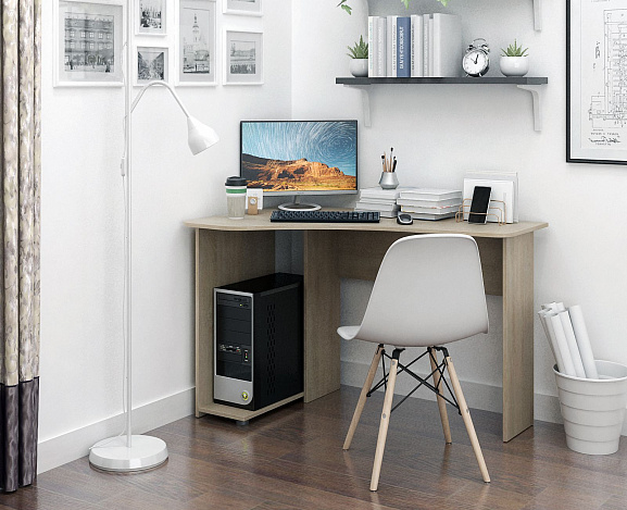 Стол угловой Корнет-7 - дуб сонома