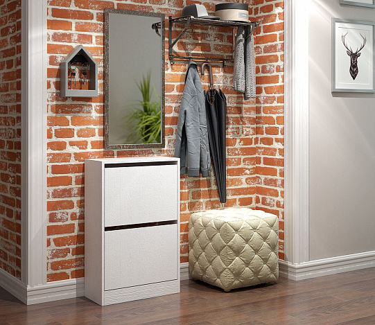 Обувница Уно-51 - белый