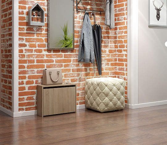 Обувница Уно-58-У узкая - дуб сонома