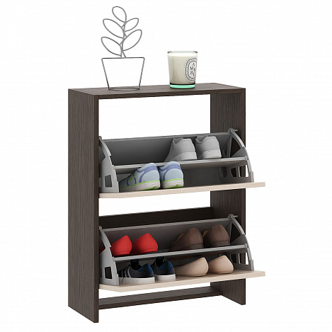 Обувница Витто-19 - венге / дуб молочный