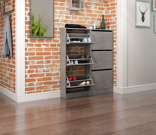 Обувница Уно-54 - бетон