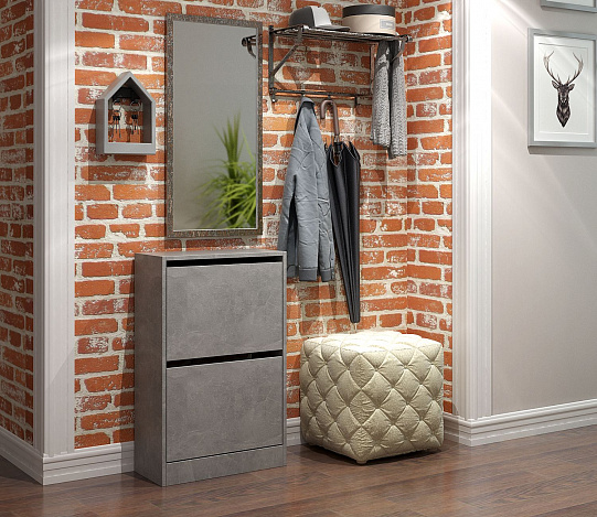 Обувница Уно-51 - бетон