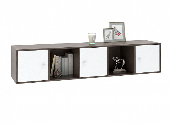 Полка Прайм-51-1 - венге / белый