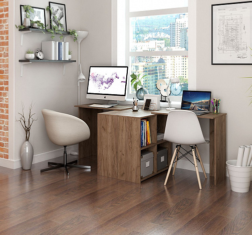 Стол письменный Витто-37 - дуб крафт табак