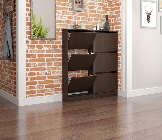 Обувница Уно-54У узкая  - венге