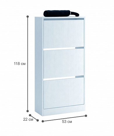 Обувница Уно-54 - белый