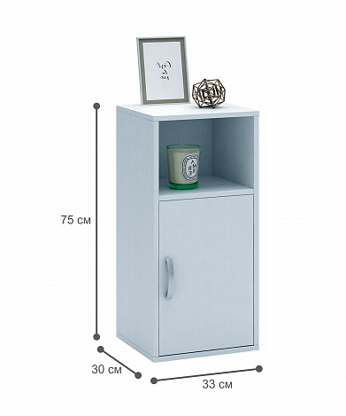 Тумба-Полка Уно-140 - белый