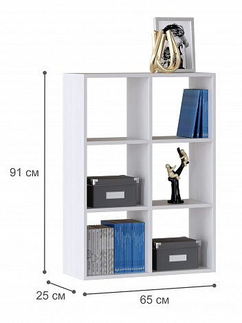 Стеллаж Уно-92 - белый