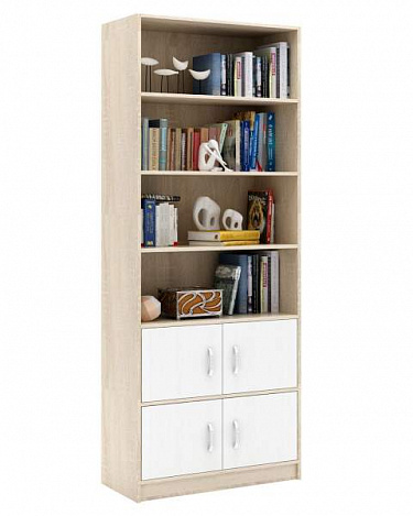 Стеллаж в комплекте Либерти-52 - дуб сонома / белый