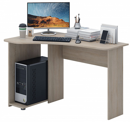 Стол угловой Корнет-7 - дуб сонома