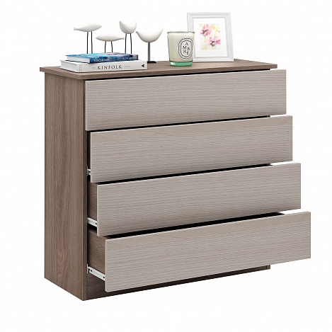 Комод Уно-26 - ясень шимо темный / ясень шимо светлый