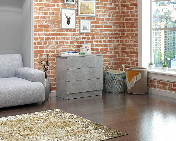 Комод Уно-23 - бетон