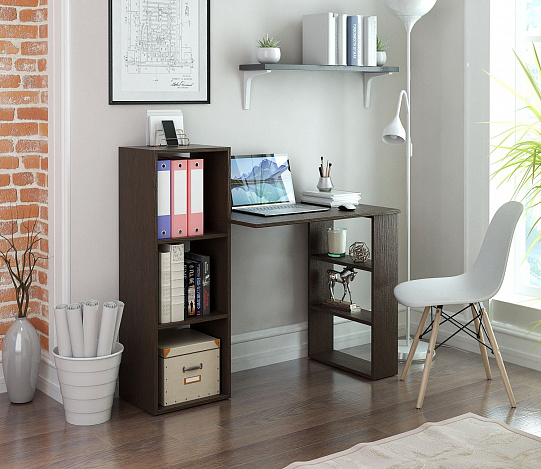 Стол-стеллаж Уно-10 - венге