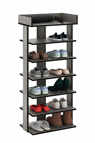 Обувница Норта-1 - железный камень / черный