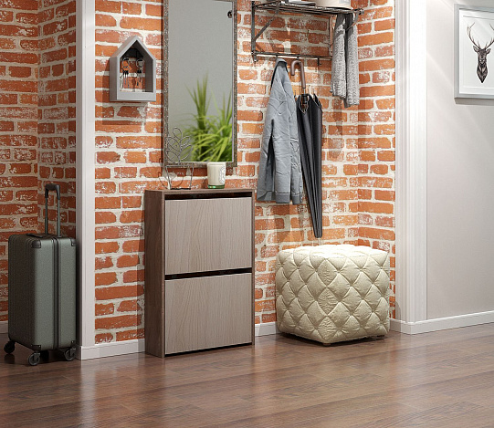 Обувница Витто-20 - ясень шимо темный / ясень шимо светлый