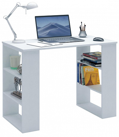 Стол компьютерный Уно-7 - белый