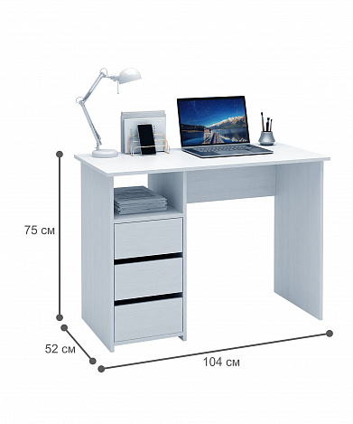 Стол письменный Витто-30 - белый