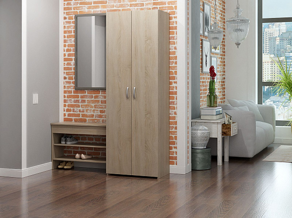 Распашной шкаф Уно-35 - дуб сонома