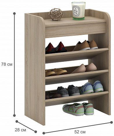 Обувница Норта-4 - дуб сонома