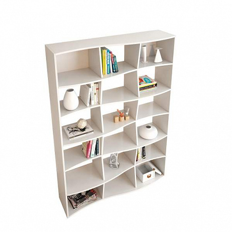 Стеллаж Вэйв-2 - белый