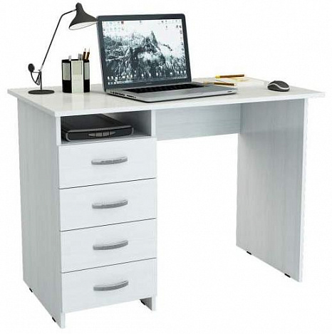 Стол письменный Милан - белый