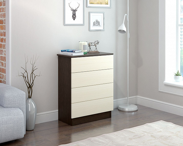 Комод Уно-29 - венге / дуб молочный