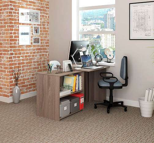 Стол письменный Витто-38 - ясень шимо темный