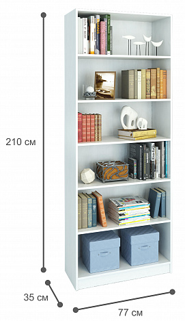 Стеллаж Либерти-5 - белый