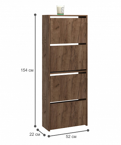 Обувница Витто-28 - дуб крафт табак